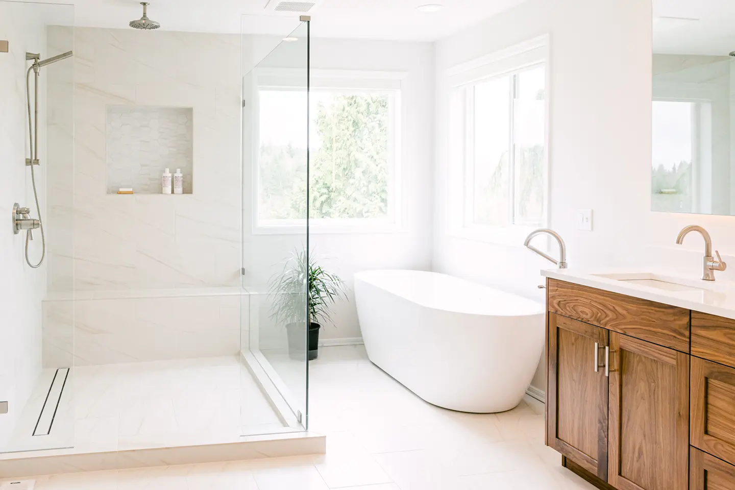 Primary bathroom remodel in Lake Stevens